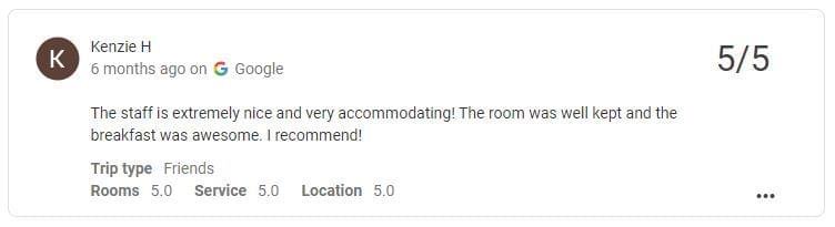 5 Customer Testimonial (La Crete Inn & Suites)